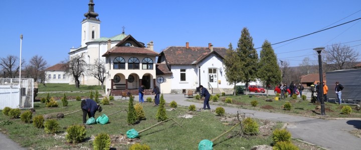 Village took part in a Zijin and Rakita’s project on arrangement of a park in Slatina village